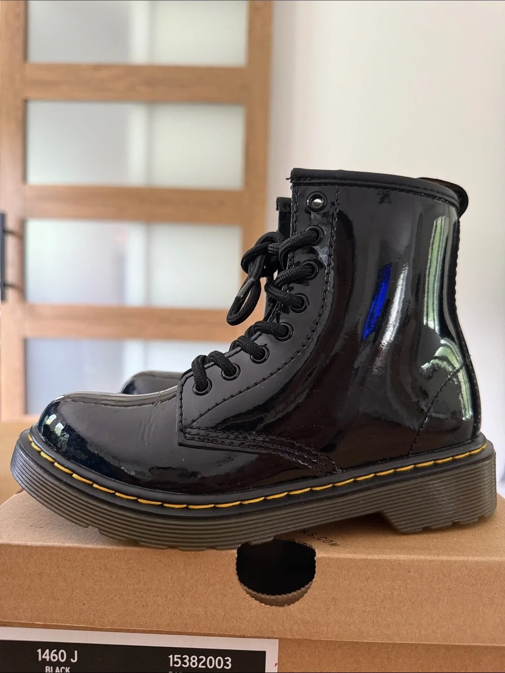 Dr. Martens glossy black
